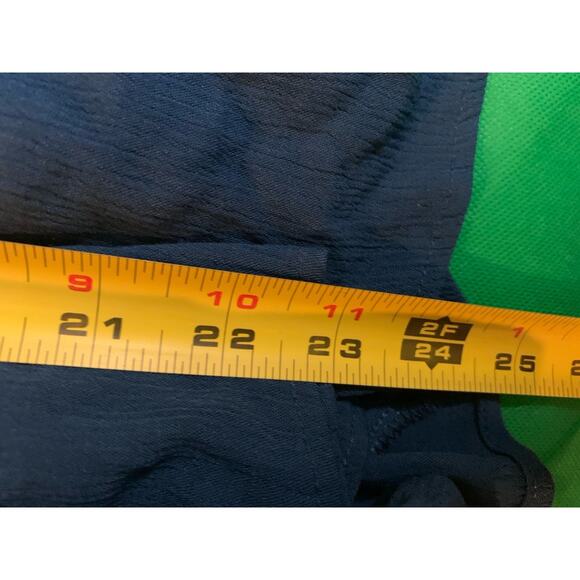 Torrid Dress Size 1X 14-16 Dark Blue Chambray Long Sleeve Smoked Peasant - Picture 8 of 10